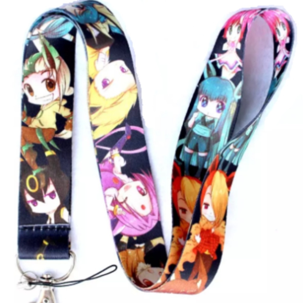 COPY - Pokemon Chibi Cosplay Eevee Anime Lanyard